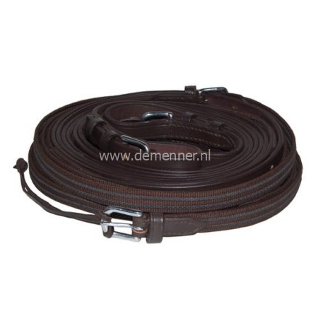 tweespan leidsel antislip leer ideal equestrian