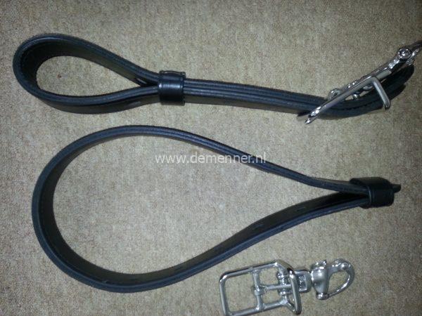 disselriemen leer met panieksluiting ideal equestrian