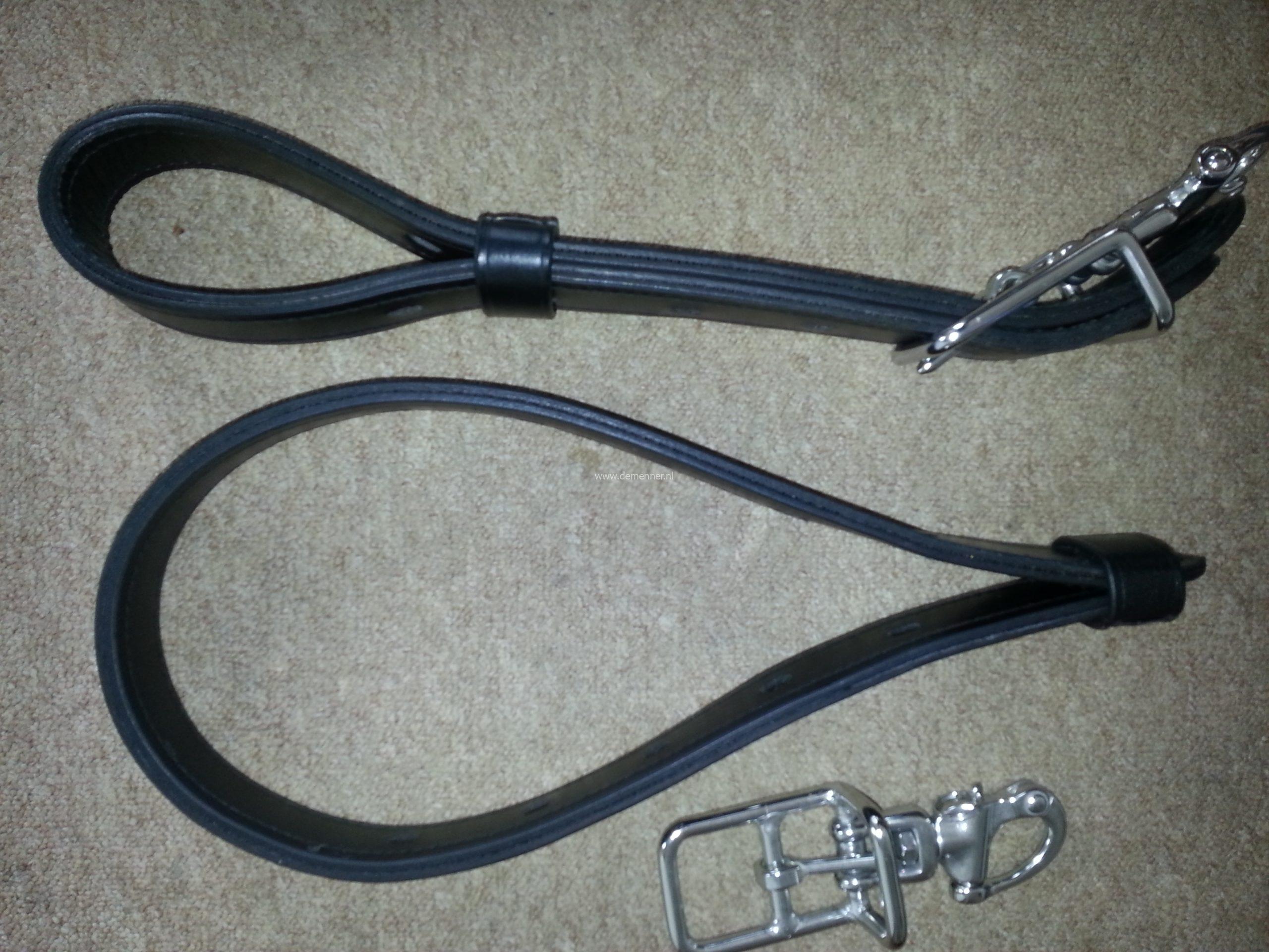 disselriemen leer met panieksluiting ideal equestrian