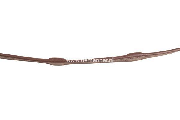 leidsel tweespan leer soft grip ideal equestrian