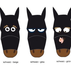 Flymask with print-Pony-0