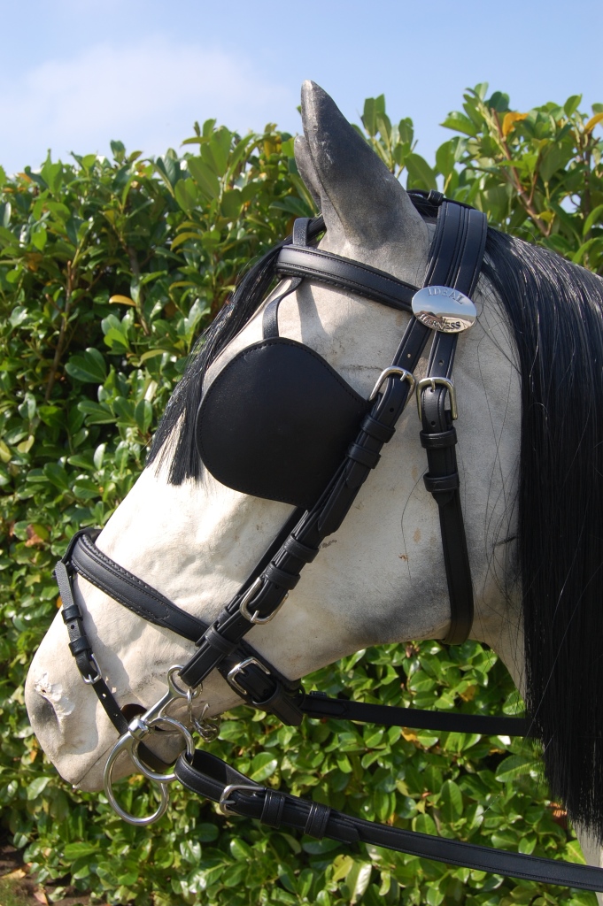 Bridle EuroTech Mini Shetland Black-0