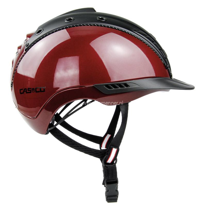 casco donkerrode helm