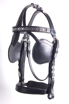 Hoofdstel LUXE Ideal Equestrian_Minishetlander_Zwart-0