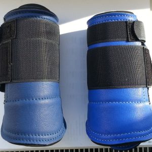 Leer/neopreen peesbeschermers achterbeen-Trekpaard-0