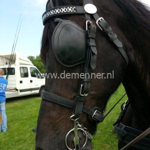 Bakstukken ronde oogkleppen, leer-788