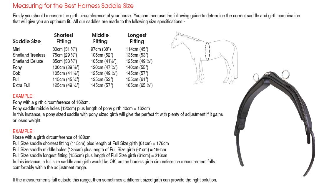 Zilco harness sizing