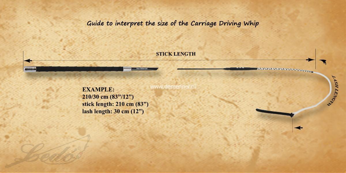 lichtgewicht fiberglas dressuurzweep met korte slag ledo (kopie)