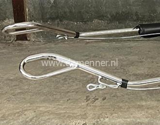 korte strengen tbv sulky / marathonwagen "met touwtjes"